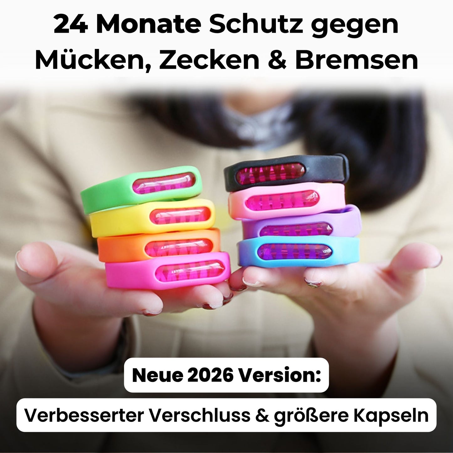 Mücken-Abwehrbänder (5er Pack)