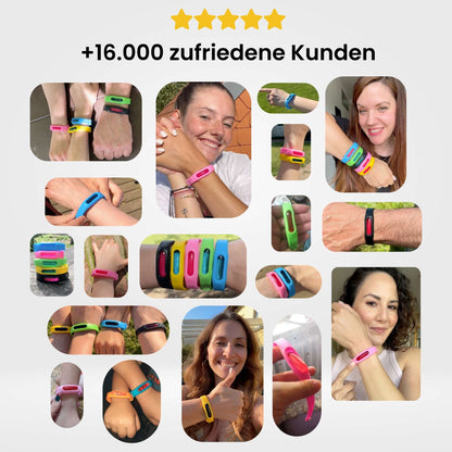 Mücken-Abwehrbänder (5er Pack)