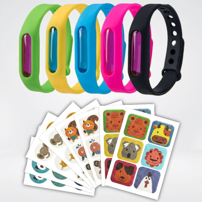 Mücken-Abwehrbänder (5er Pack)